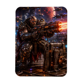 Imán Cyborg Space Pirate — Heavy Gunner