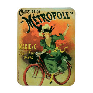 Imán "Cycles de La Metropole", Marie y Co. (lith del