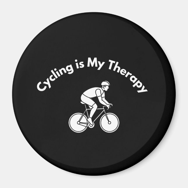 Imán Cycling is My Therapy (Frente)