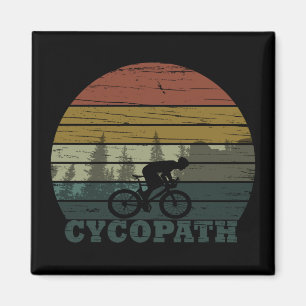 Imán cycopath en bicicleta todoterreno diciendo