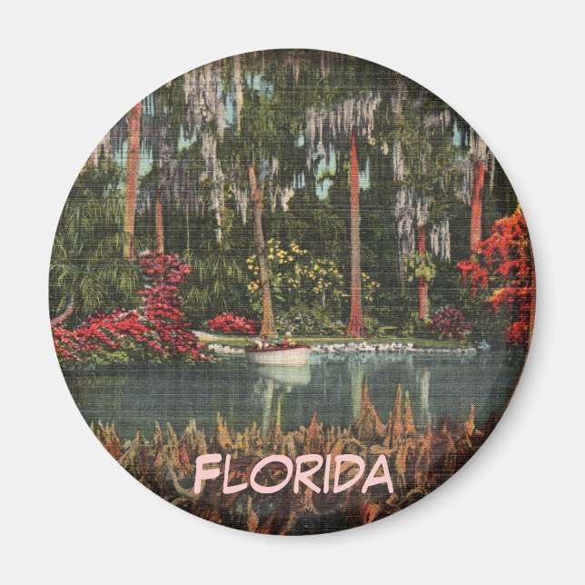 Imán Cypress Gardens Florida Magnet (Frente)