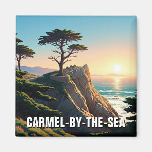 Imán Cypress solitario de Carmel-by-the-sea