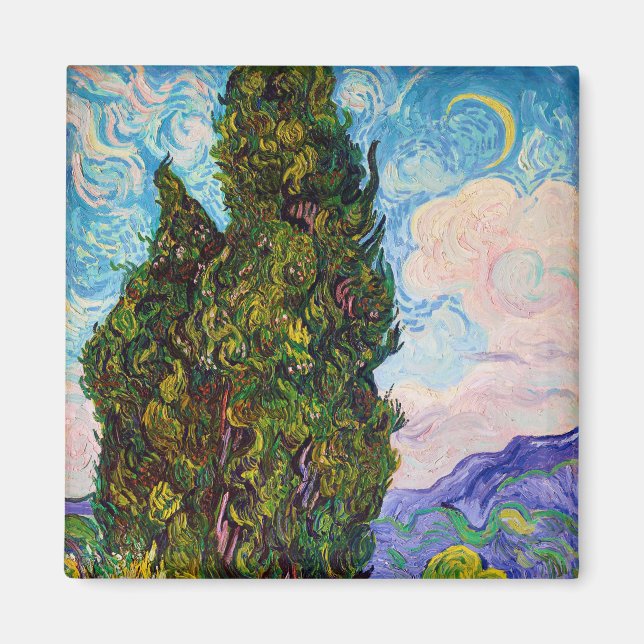 Imán Cypresses, Van Gogh (Frente)