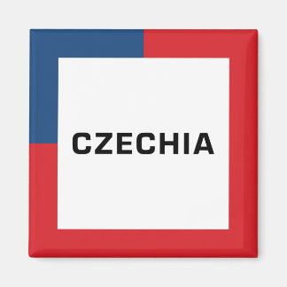 Imán Czechia 01A - Colores de bandera