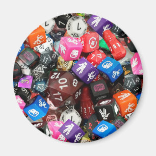 Imán d20 dados