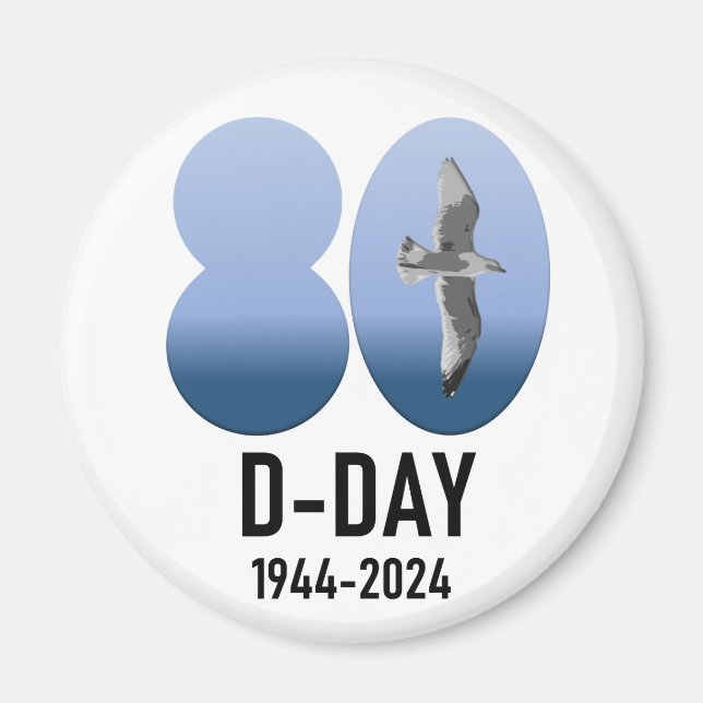 Imán D-Day 80 - 1944-2024 (Frente)