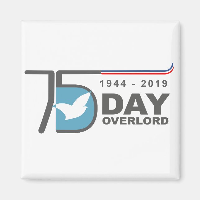 Imán D-Day Overlord 1944 2019 (Frente)
