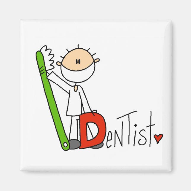Imán D es para Dentista (Frente)