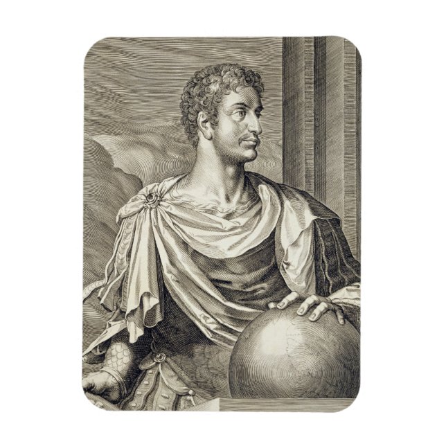 Imán D. Octavius Augustus (63 a. C. - 14 a. C. Emperado (Vertical)