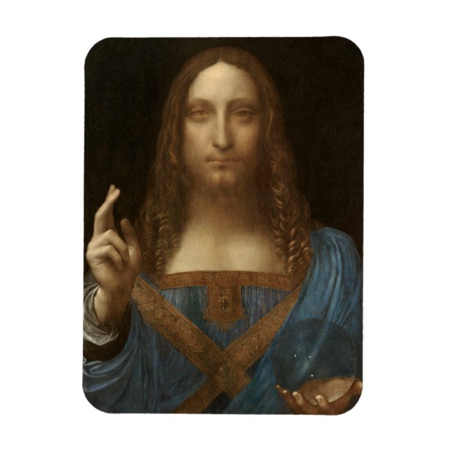 Imán Da Vinci, salvador del mundo, salvador Mundi (Vertical)
