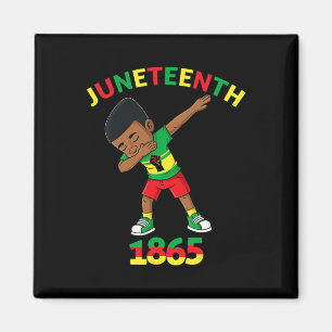 Imán Dabbing Black King Junet1865 Cajeros de piel marró