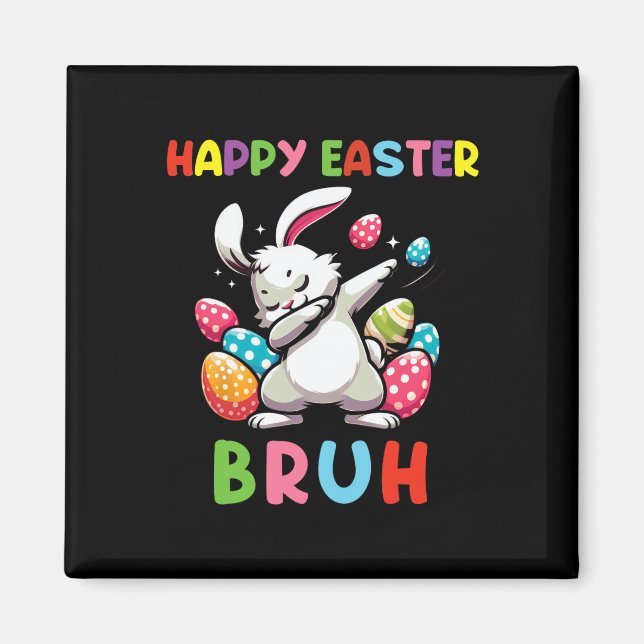 Imán Dabbing Bunny Easter Bruh2 (Frente)