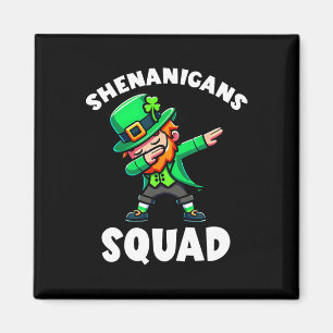 Imán Dabbing Duende Travesuras Día de San Patricio Cuad