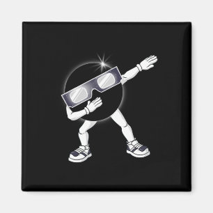 Imán Dabbing Eclipse solar total 2024 Chica de niños Da