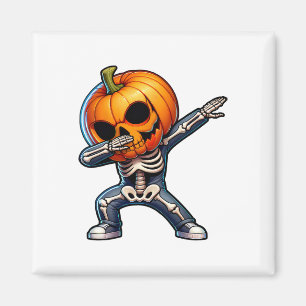 Imán Dabbing Halloween Skeleton Boys Trick Treny