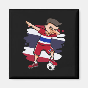 Imán Dabbing Soccer Boy - Jersey Tailandés Fans de Fútb