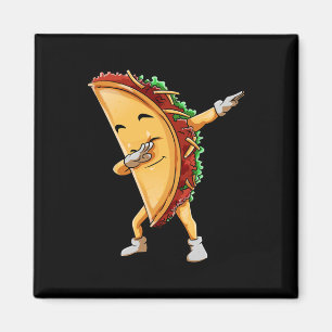 Imán Dabbing Taco Cinco De Mayo Niños Graciosos Niños M