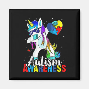 Imán Dabbing Unicornio Sensibilización a niños Chicas n