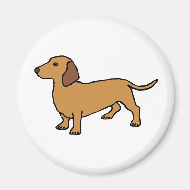 Imán Dachshund (Frente)