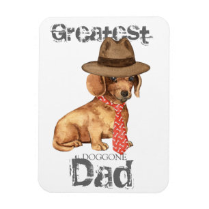 Imán Dachshund Dad