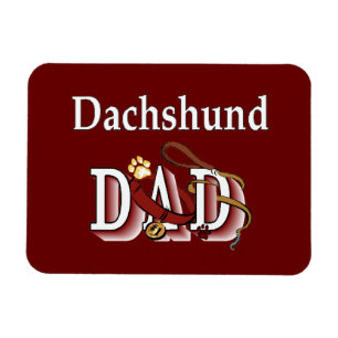 Imán Dachshund Dad
