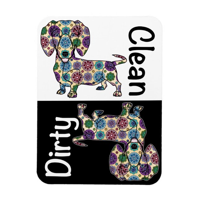 Imán Dachshund Dishlavaplatos Magnet (Vertical)