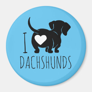 Imán Dachshund Love Magnet