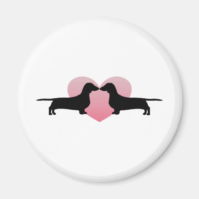 Imán Dachshund Lovers (Frente)