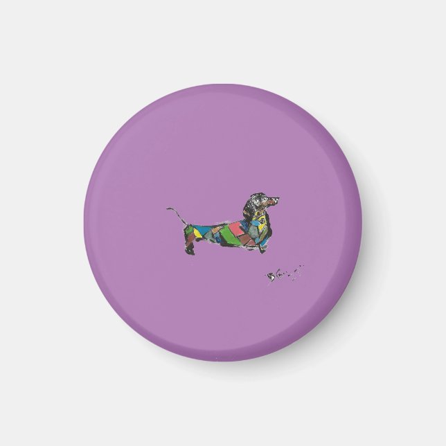 Imán Dachshund Magnet (Frente)