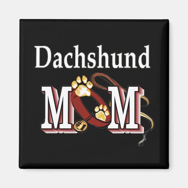 Imán dachshund mamá Magnet (Frente)