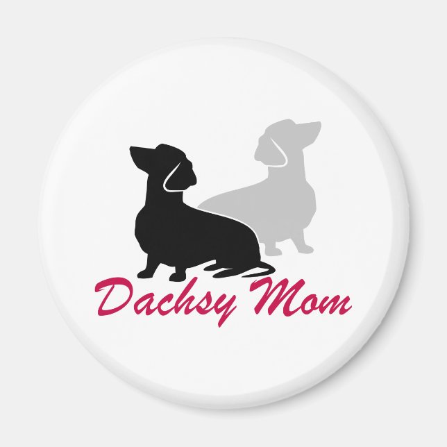 Imán Dachshund Mom (Frente)