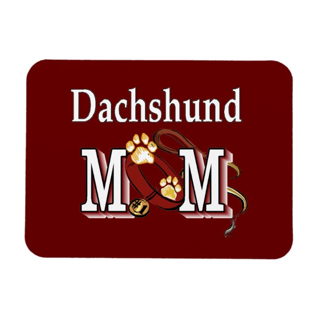 Imán Dachshund Mom Gifts (Horizontal)