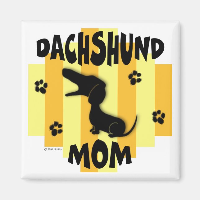 Imán Dachshund Mom Magnet (Frente)