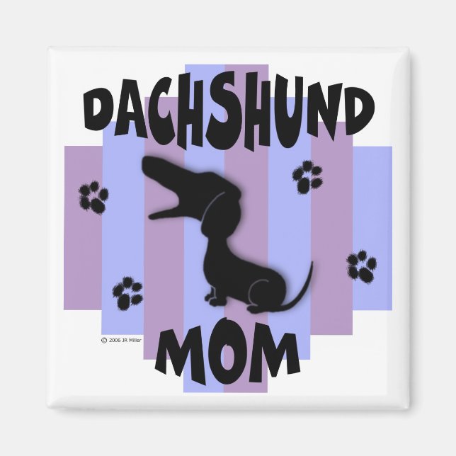 Imán Dachshund Mom Magnet (Frente)