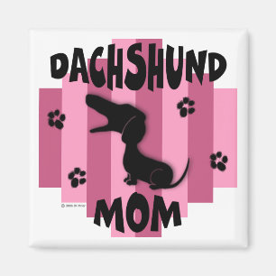 Imán Dachshund Mom Magnet