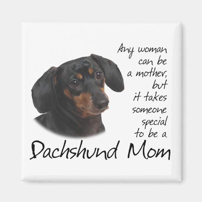 Imán Dachshund Mom Magnet (Frente)