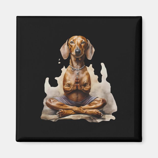 Imán Dachshund Muay Thai Boxeo Karate Kickboxing Marti (Frente)