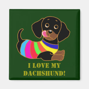 Imán Dachshund Personalizado 2