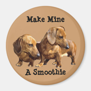 Imán Dachshund Smoothies Magnet