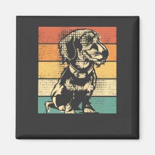 Imán Dachshund Vintage
