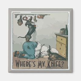 Imán Dachshunds en Butchers, añada test