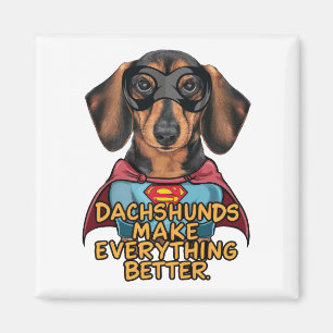 Imán Dachshunds lo hacen mejor