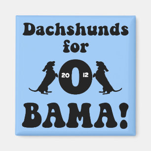 Imán dachshunds para Obama