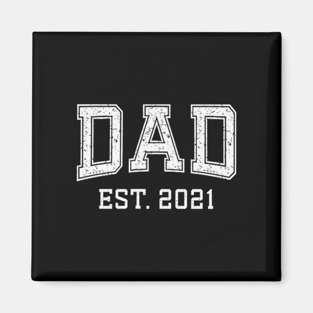 Imán Dad Est 2021 Dad D Fathers Day Ized  (Frente)