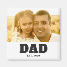 Dad Established Photo Gift