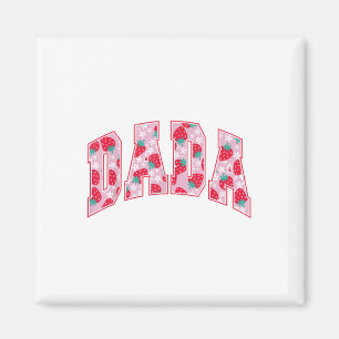 Imán Dada De La Familia Berry First Birthday Strawberry