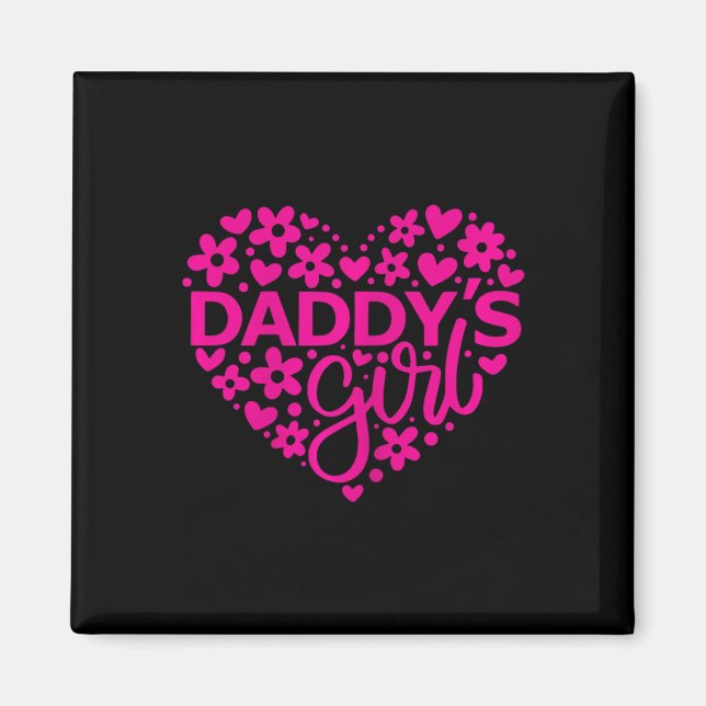 Imán Daddy&# s Chica - Padre&# s Idea del día para un (Frente)