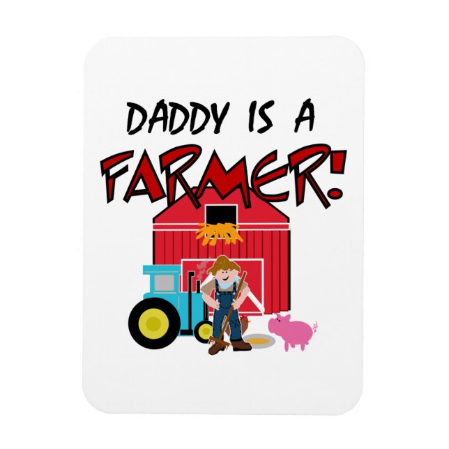 Imán daddyisafarmerTEE (Vertical)
