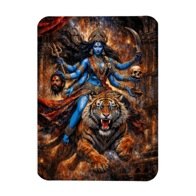 Imán Dadora de bendiciones Diosa Kali (Vertical)