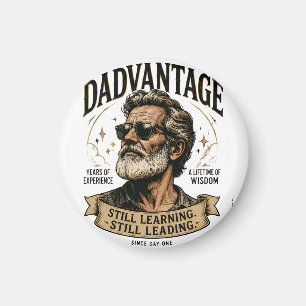 Imán DADVANTAGE Aún aprendiendo, aún liderando, papá re